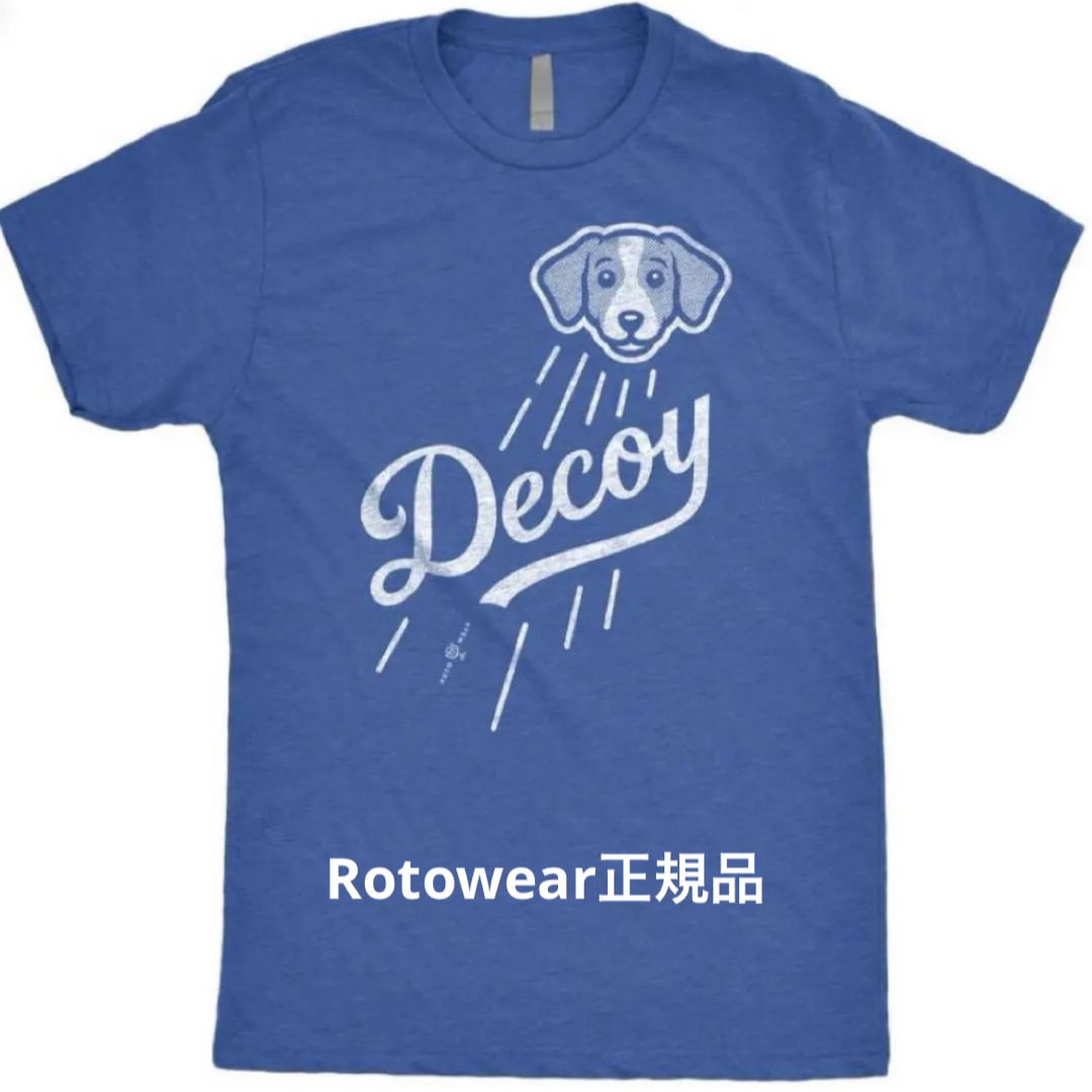 大谷翔平 ROTOWEAR デコピンTシャツ topps MVP記念カードセットTシャツサイズM