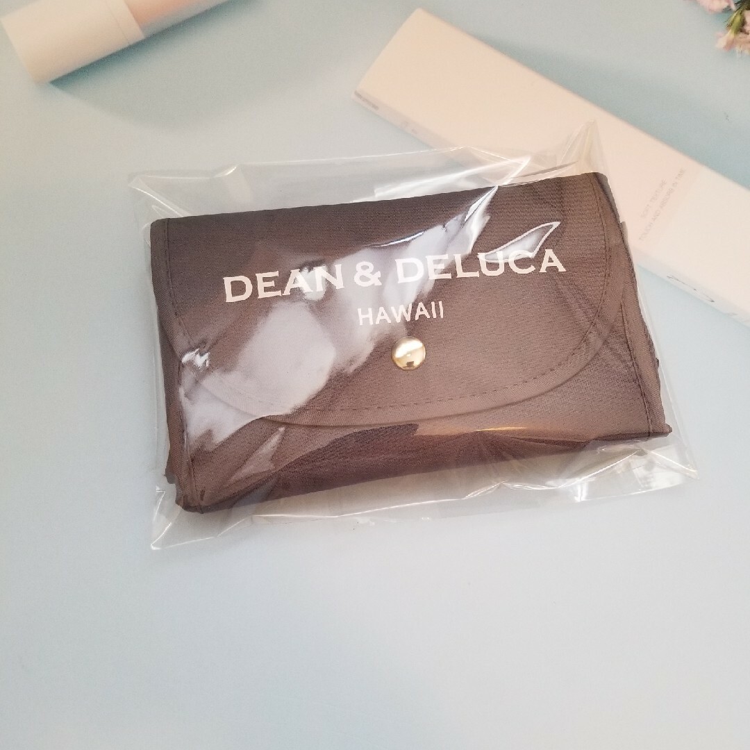 DEAN & DELUCA(ディーンアンドデルーカ)の【新品】DEAN＆DELUCA　折りたたみエコバッグ　グレー レディースのバッグ(エコバッグ)の商品写真