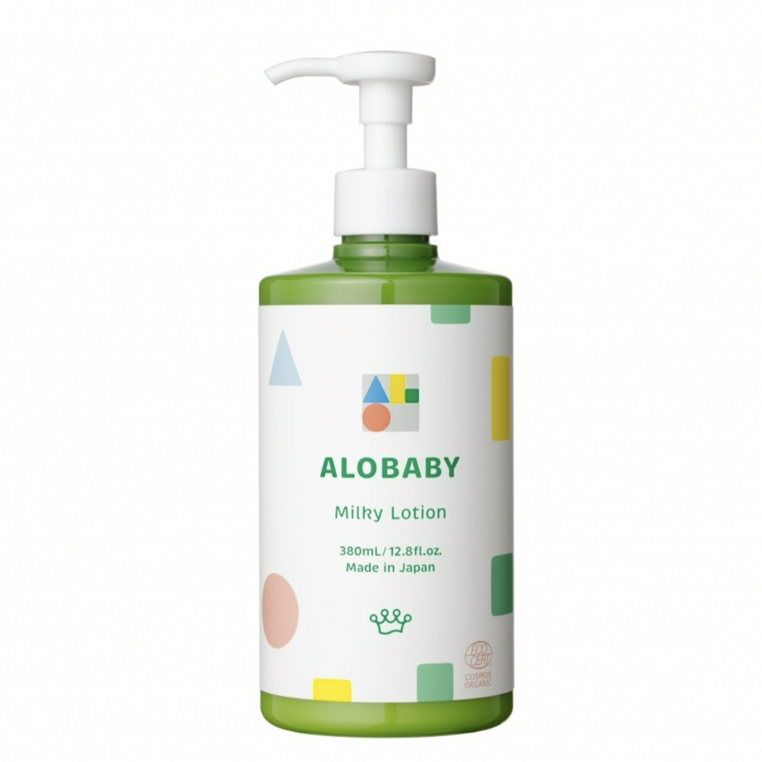 ALOBABY(アロベビー)のALOBABYアロベビーローションビッグボトル 380ml オーガニック天然由来 キッズ/ベビー/マタニティの洗浄/衛生用品(ベビーローション)の商品写真