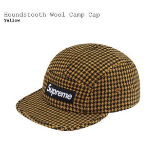 シュプリーム(Supreme)のSupreme Houndstooth Wool Camp Cap tan(キャップ)