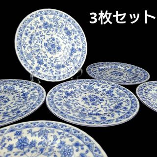 ミントン(MINTON)の未使用 ◆ ミントン　シャリマー　プレート　3枚　中皿　20.5㎝(食器)