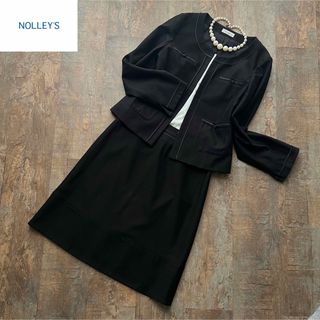 ノーリーズ(NOLLEY'S)の美品 ノーリーズ NOLLEY'S セットアップ スーツ ノーカラー 卒業 入学(スーツ)