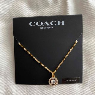 コーチ(COACH)のOACH OUTLET コーチ ネックレス ペンダント PNM ゴールド (ネックレス)