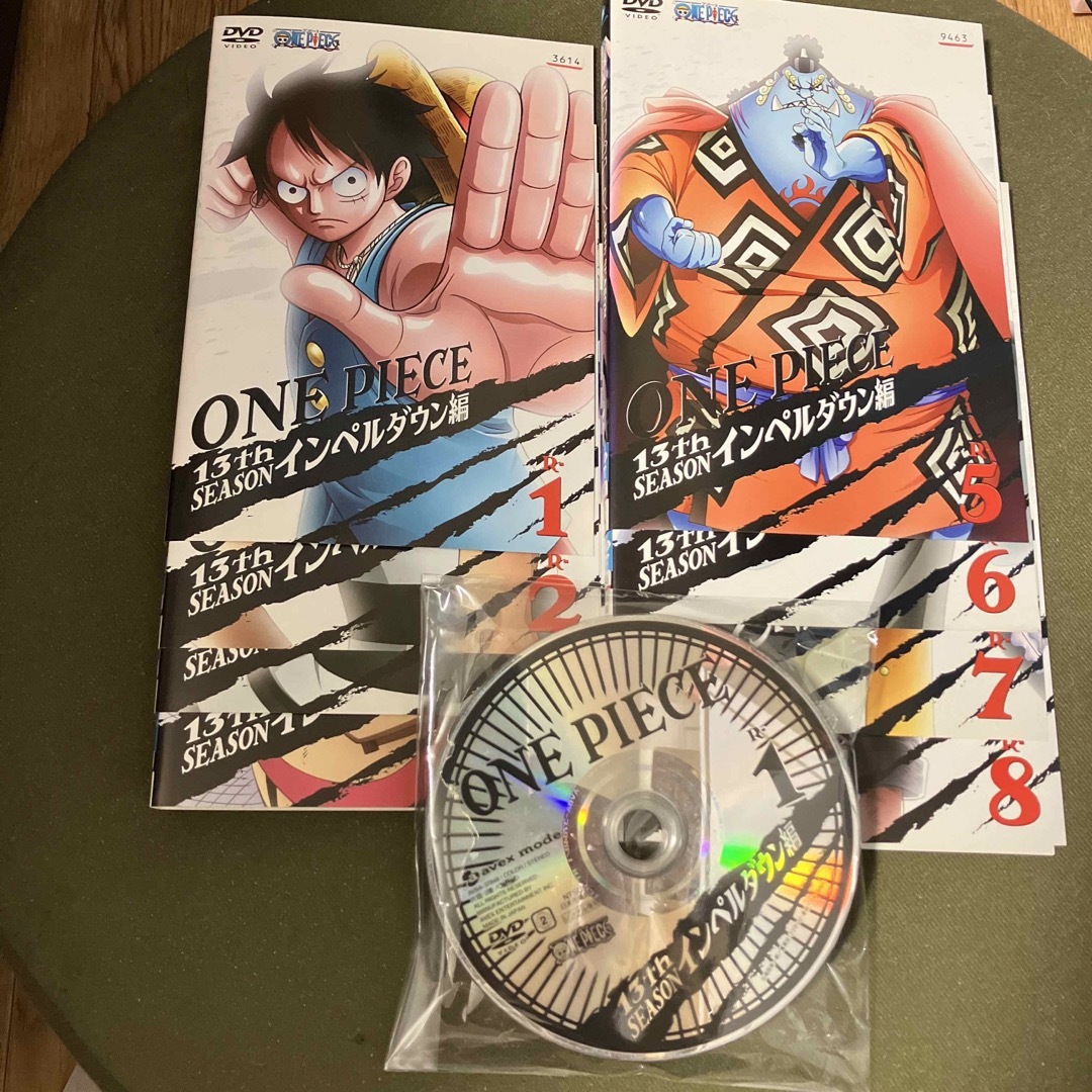 ONE PIECE ワンピース インペルダウン編 DVD全8巻(レンタル落ち) エンタメ/ホビーのDVD/ブルーレイ(アニメ)の商品写真