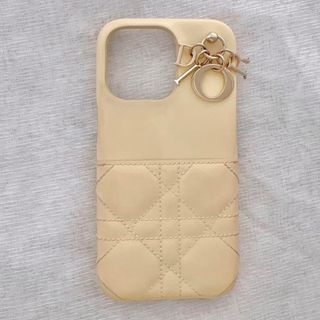 クリスチャンディオール(Christian Dior)のDIOR　iPhone カナージュ　スマホケース　レディディオール　極美品(iPhoneケース)