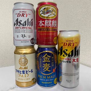 アサヒ(アサヒ)のお酒 ビール 5本セット ｱ(ビール)