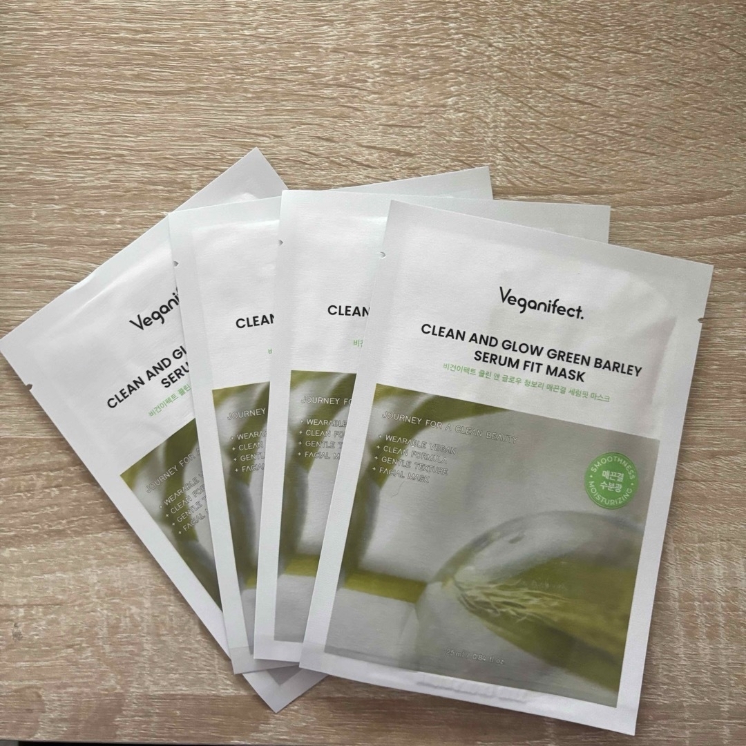 Veganifect serum fit mask コスメ/美容のスキンケア/基礎化粧品(パック/フェイスマスク)の商品写真