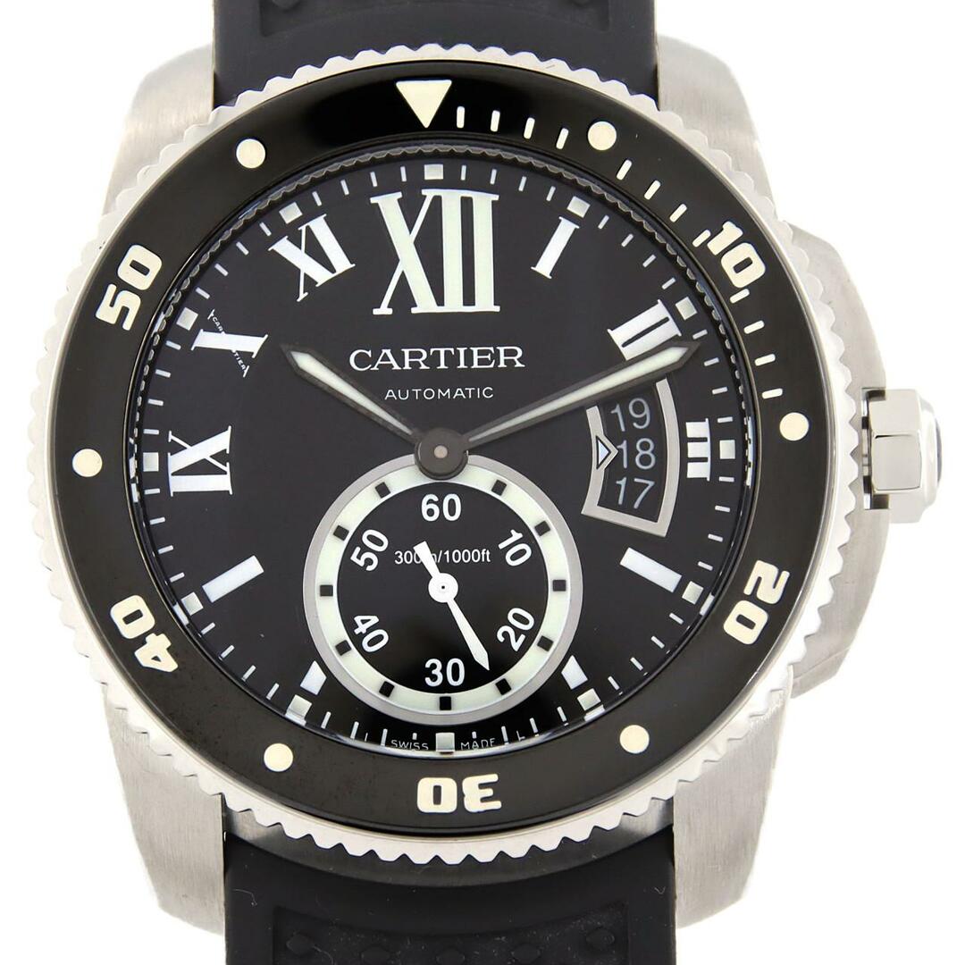 カルティエ カリブル･ドゥ･カルティエ ダイバー W7100056 SS 自動巻腕時計(アナログ)
