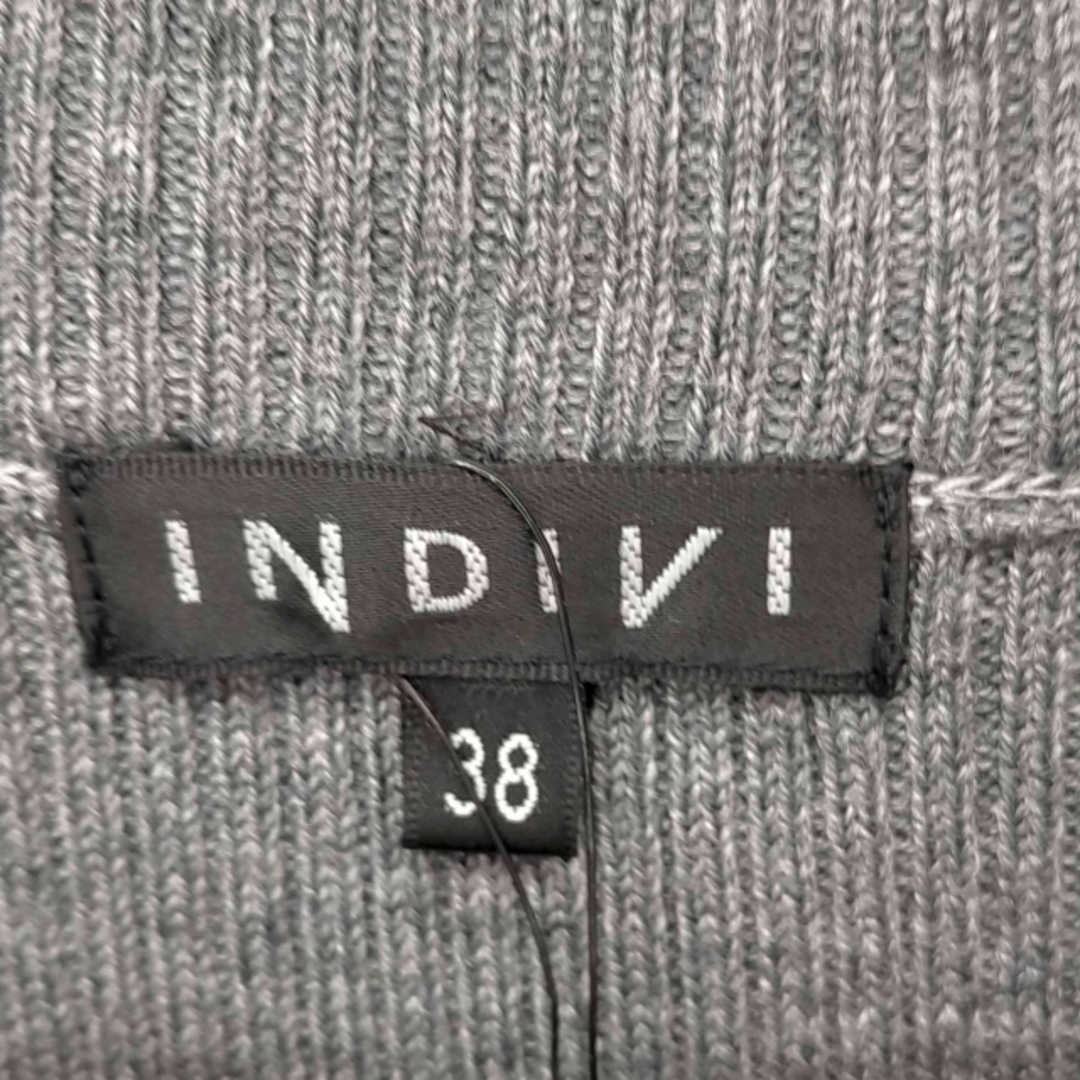 INDIVI(インディヴィ)のINDIVI(インディヴィ) ラップデザイン ニットワンピース レディース レディースのワンピース(その他)の商品写真