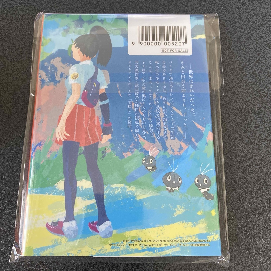 ポケモン(ポケモン)の【新品未開封】ポケモン　オリジナル小説　きみと雨上がりを　特典　非売品 エンタメ/ホビーの本(文学/小説)の商品写真