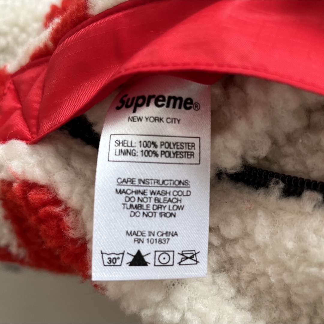 Supreme(シュプリーム)のXL)Supreme Reversible Logo Fleece Jacket メンズのジャケット/アウター(ナイロンジャケット)の商品写真