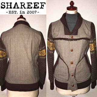 未使用 SHAREEF corduroy no collar coat