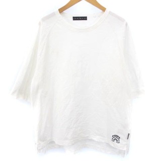 ロアー(roar)のロアー 23SGT-04 Tシャツ カットソー 七分袖 ホワイト 3(Tシャツ/カットソー(七分/長袖))