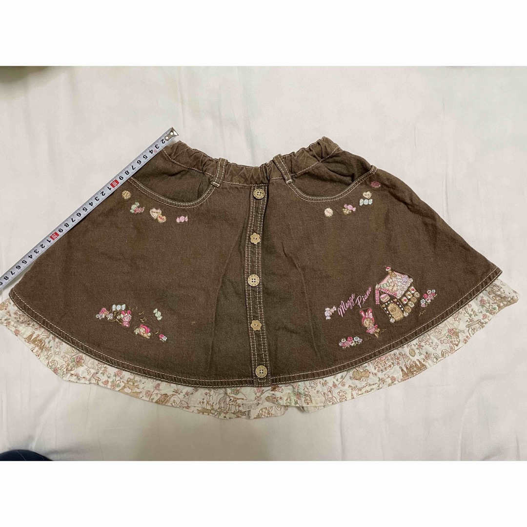 mezzo piano(メゾピアノ)のメゾピアノ　スカート　130 キッズ/ベビー/マタニティのキッズ服女の子用(90cm~)(スカート)の商品写真