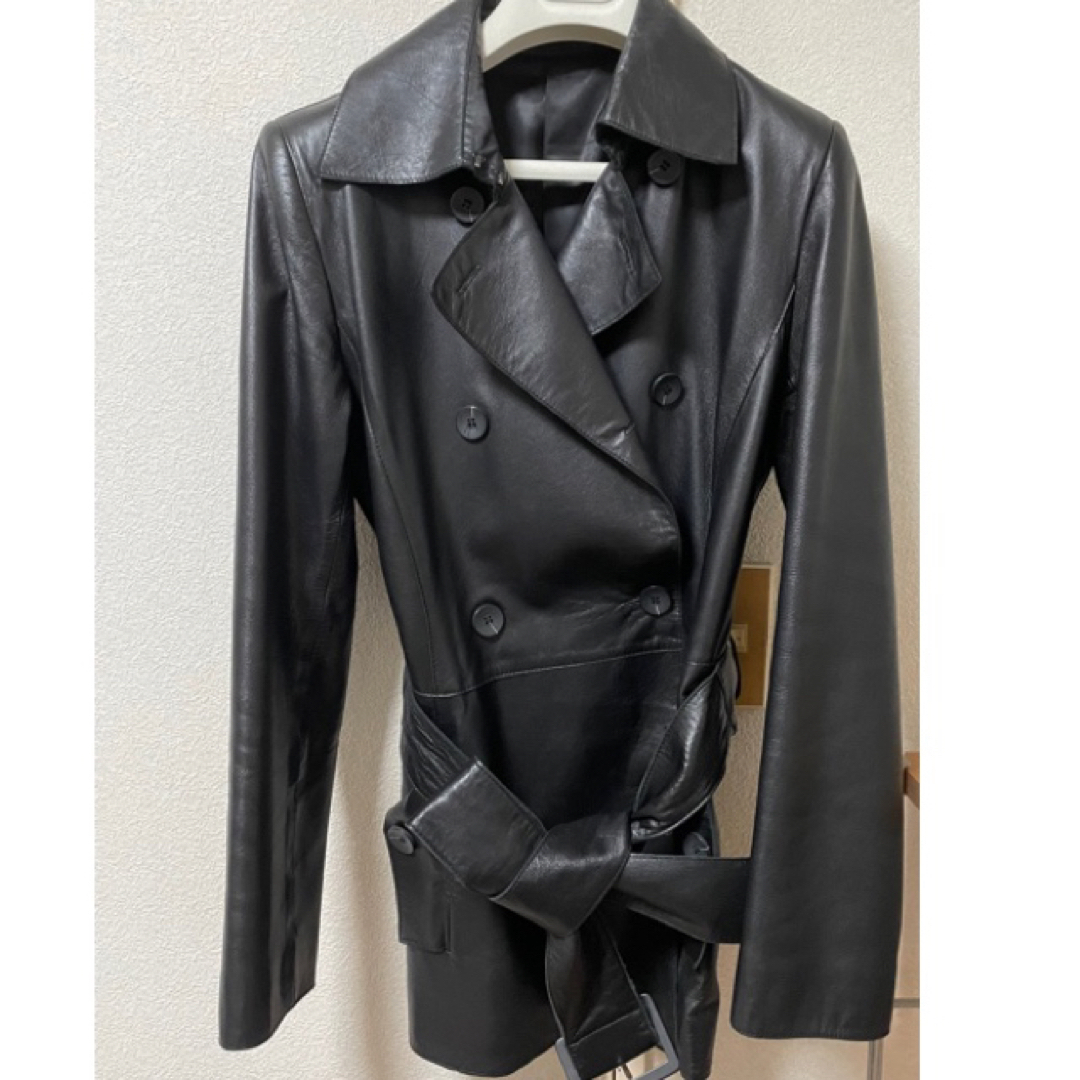 NOVESPAZIO(ノーベスパジオ)のノーベスパジオ　レザージャケット　美品 レディースのジャケット/アウター(ライダースジャケット)の商品写真