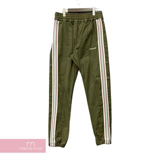 READYMADE Side Snap Track Pants レディメイド サイドスナップトラックパンツ イージーパンツ サイドライン スナップボタン ヴィンテージコットン ロゴ刺繍 カーキオリーブ サイズ3 【231222】【中古-A】【me04】(スラックス/スーツパンツ)