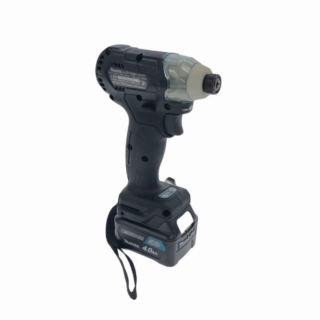 Makita(マキタ)の☆未使用品☆ makita マキタ 10.8V 充電式インパクトドライバ TD111DSMXB 黒/ブラック バッテリ2個(10.8V 4.0Ah) 充電器 ケース付 83107 自動車/バイクのバイク(工具)の商品写真