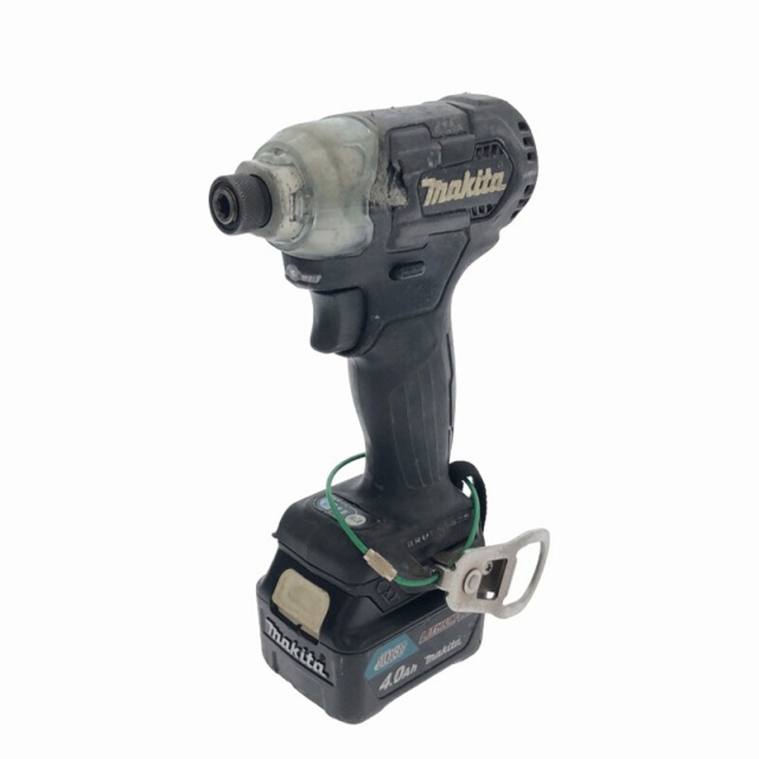 Makita(マキタ)の☆中古品☆makita マキタ 10.8V 充電式インパクトドライバー TD111DSMXB 黒 バッテリー2個(4.0Ah) 充電器 ケース付 コードレス 83131 自動車/バイクのバイク(工具)の商品写真