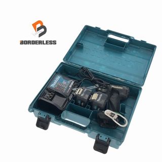 マキタ(Makita)の☆中古品☆makita マキタ 10.8V 充電式インパクトドライバー TD111DSMXB 黒 バッテリー2個(4.0Ah) 充電器 ケース付 コードレス 83131(工具)