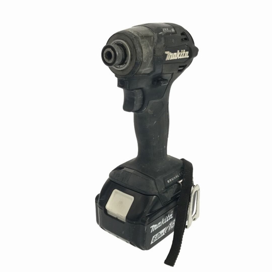 Makita(マキタ)の☆中古品☆makita マキタ 18V 充電式インパクトドライバー TD173DRGXB 黒/ブラック バッテリー2個(18V 6.0Ah) 充電器 ケース付 83019 自動車/バイクのバイク(工具)の商品写真