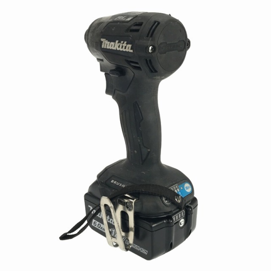 Makita(マキタ)の☆中古品☆makita マキタ 18V 充電式インパクトドライバー TD173DRGXB 黒/ブラック バッテリー2個(18V 6.0Ah) 充電器 ケース付 83019 自動車/バイクのバイク(工具)の商品写真