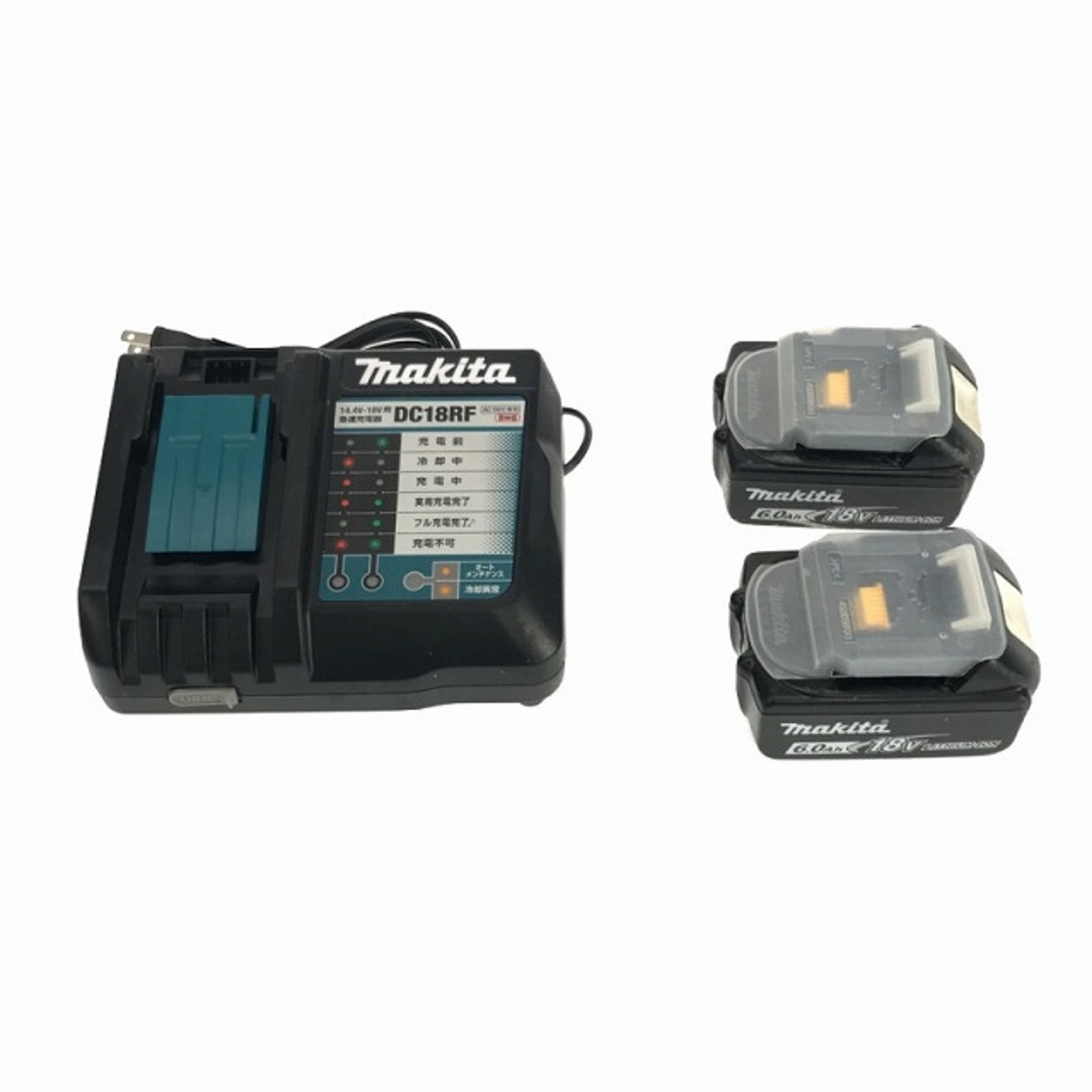 Makita(マキタ)の☆中古品☆makita マキタ 18V 充電式インパクトドライバー TD173DRGXB 黒/ブラック バッテリー2個(18V 6.0Ah) 充電器 ケース付 83019 自動車/バイクのバイク(工具)の商品写真