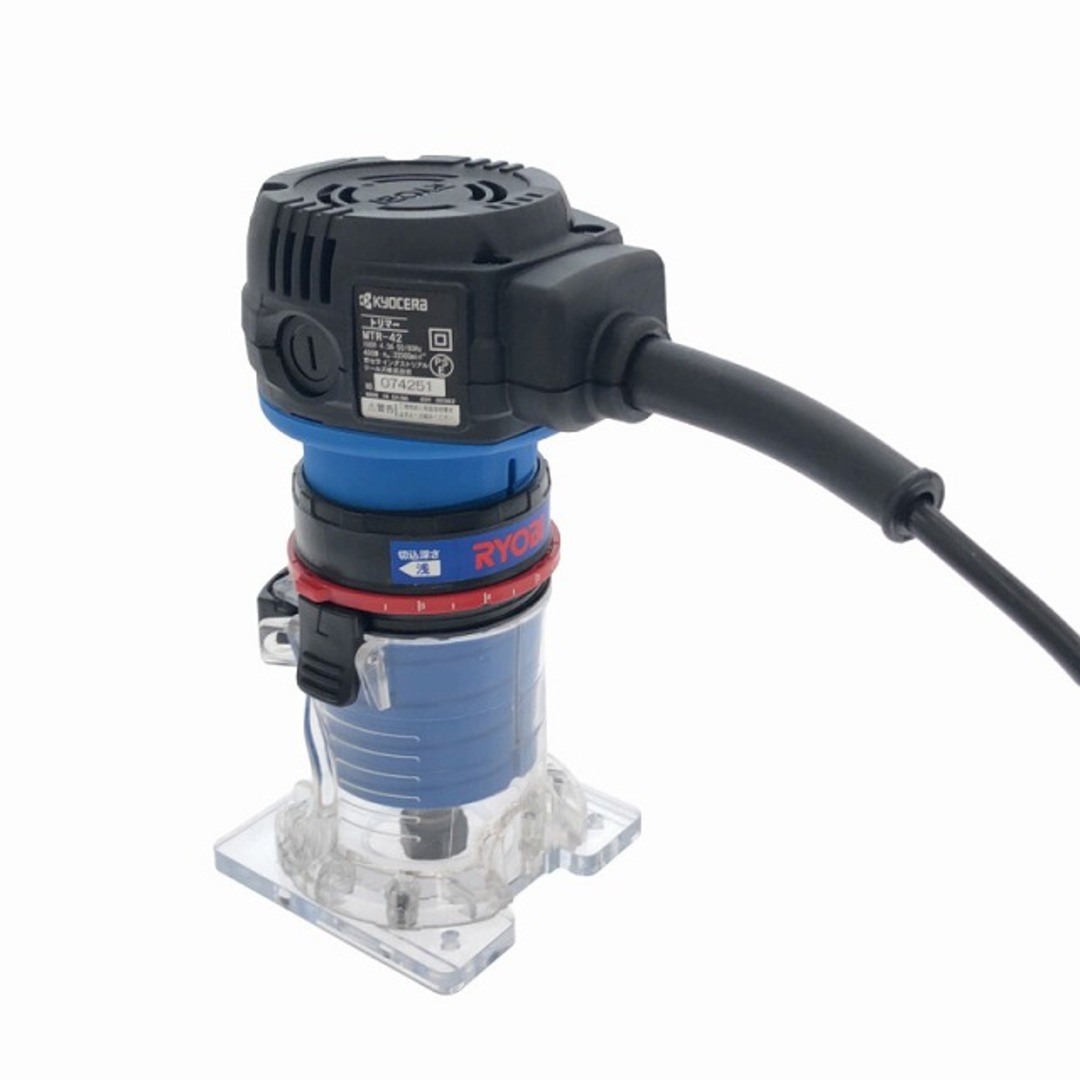 RYOBI - ☆中古美品☆ RYOBI リョービ トリマ MTR-42 切削 RYOBI - ☆中古美品☆ RYOBI リョービ トリマ MTR-42 切削