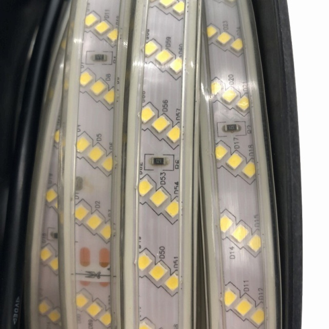 ☆未使用品☆グリーンクロス LEDテープライト 10ｍ LE-C120 1135-7100-11 テープ厚み8mm 消費電力60W 白色 LEDリボンライト 83372 自動車/バイクのバイク(工具)の商品写真