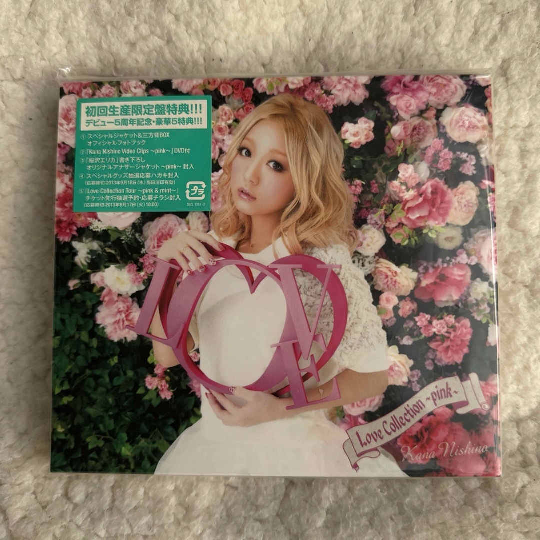 SONY(ソニー)のLove　Collection　〜pink〜（初回生産限定盤） エンタメ/ホビーのCD(ポップス/ロック(邦楽))の商品写真