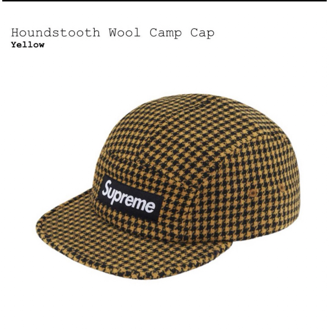 キャップSupreme Houndstooth Wool Camp Cap