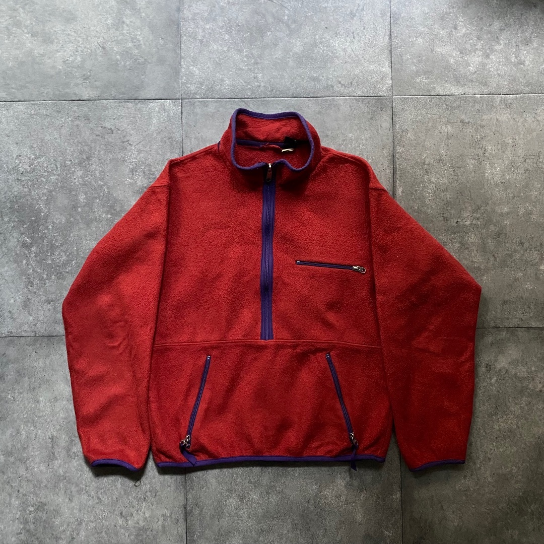 90s patagonia パタゴニア フリースジャケット USA製 オレンジ | フリマアプリ ラクマ