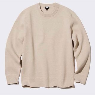 ユニクロ(UNIQLO)のUNIQLO ウォッシャブルストレッチミラノリブクルーネックセーター(ニット/セーター)