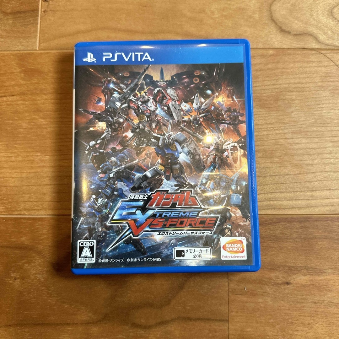 BANDAI(バンダイ)の【PS vita】機動戦士ガンダム エクストリームバーサスフォース エンタメ/ホビーのゲームソフト/ゲーム機本体(携帯用ゲームソフト)の商品写真