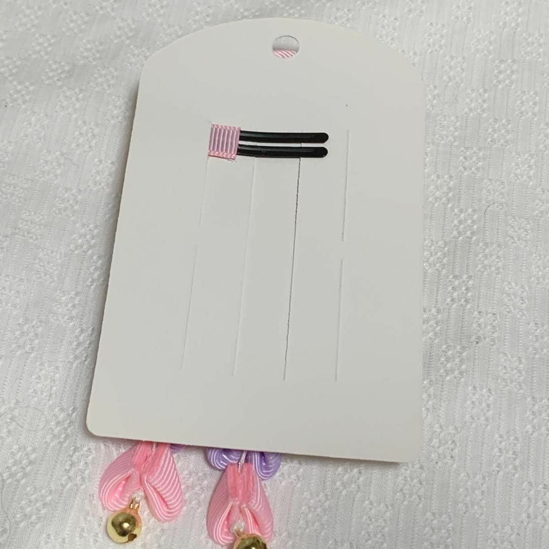 紫 ピンク 花 桜 髪飾り 和装 浴衣 着物 振袖 七五三 結婚式 卒業式 レディースのヘアアクセサリー(その他)の商品写真