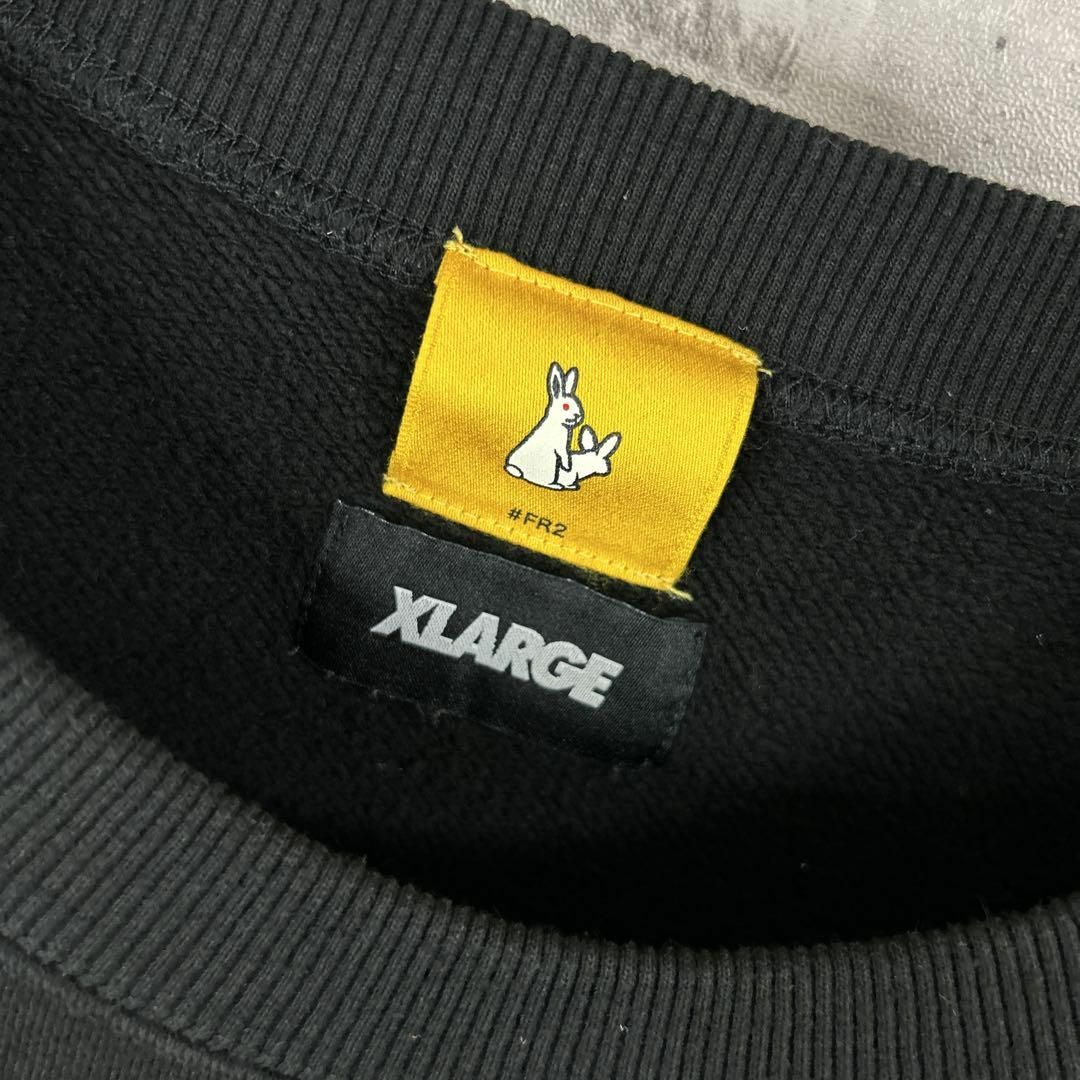 FR2 × XLARGE スウェット トレーナー センター刺繍ロゴ パイル XL FR2 × XLARGE スウェット トレーナー センター刺繍ロゴ パイル XL
