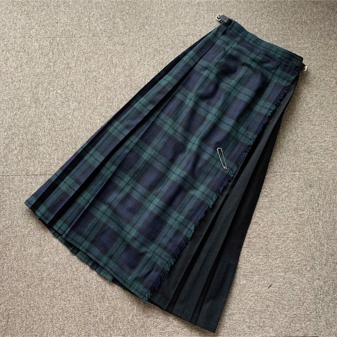 アニエスベー美品　オニールオブダブリン US6 マキシ　スカート  プリーツスカート
