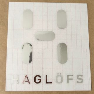 ホグロフス(Haglofs)の一点のみ◆Haglofs ホグロフス カッティングステッカー◆ミラーシルバー◆(その他)