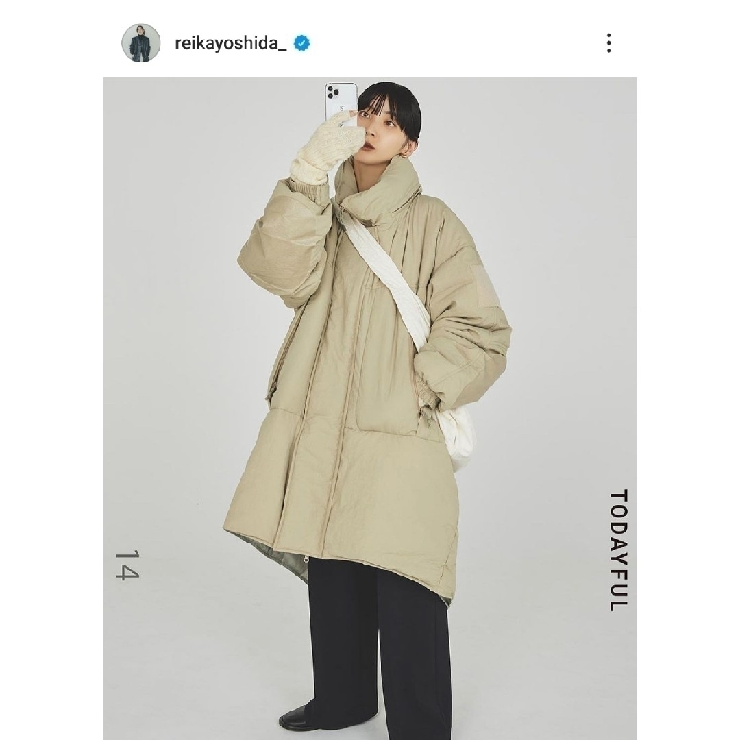 TODAYFUL - 【美品】TODAYFUL モンスターダウンコート オリーブ TODAYFUL - 【美品】TODAYFUL モンスターダウンコート オリーブ