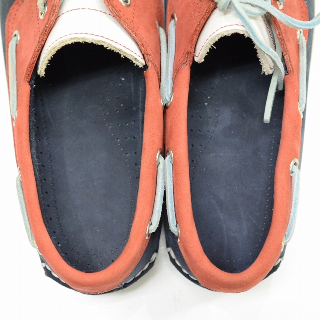 Timberland(ティンバーランド)のTIMBERLAND ティンバーランド BOAT SHOE ボートシュー DYO デッキシューズ レザー 16529 1 6.5W メンズ 【中古】 JA-18331 メンズの靴/シューズ(デッキシューズ)の商品写真