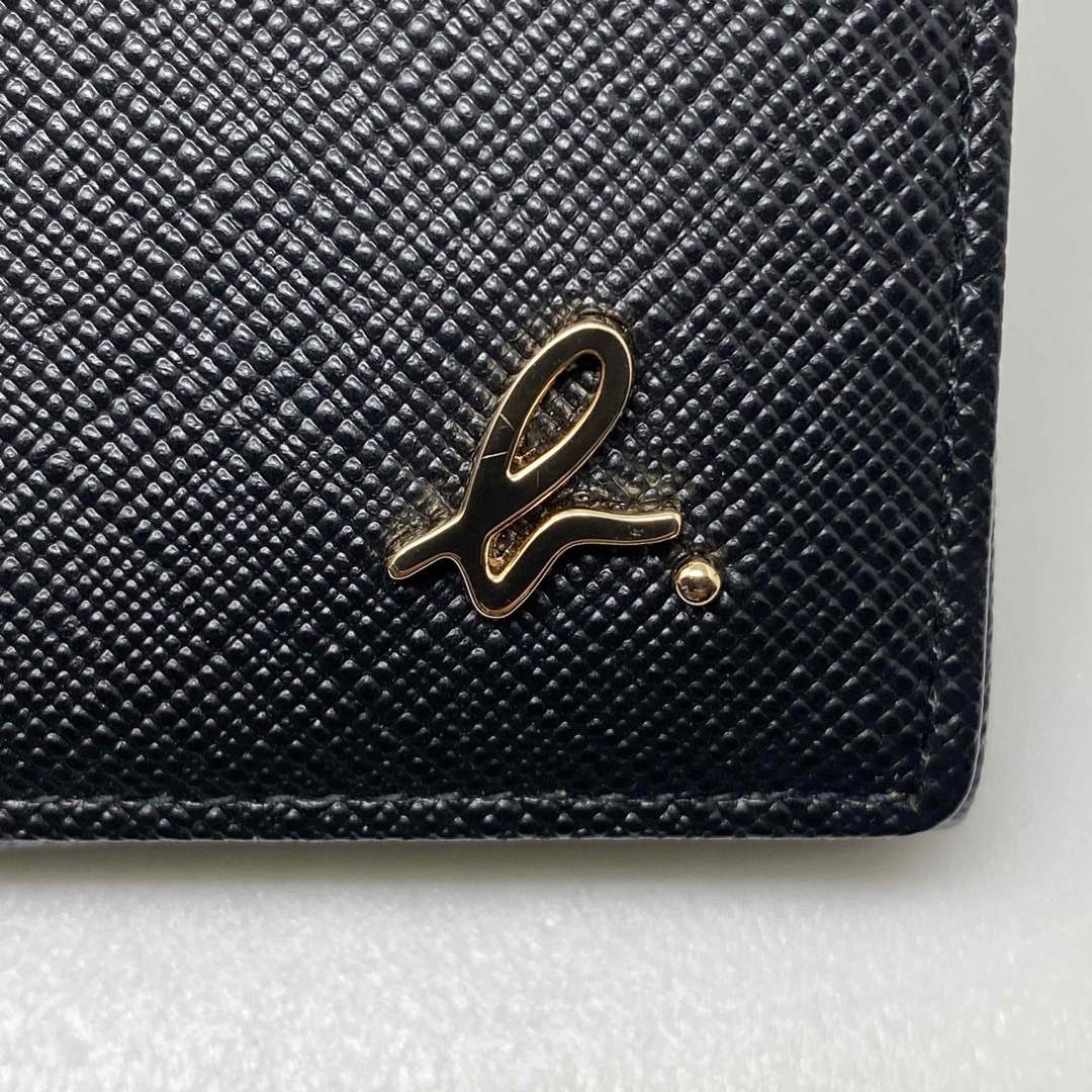 agnes b.(アニエスベー)の✨先着1点限り✨アニエスベー 長財布 ブラック 黒 イエロー ロゴメタル b レディースのファッション小物(財布)の商品写真