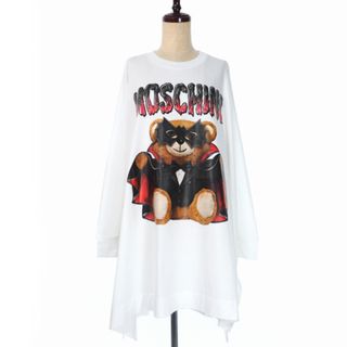 モスキーノ(MOSCHINO)のモスキーノ MOSCHINO 20SS バッド テディベア プリント ワンピース(ひざ丈ワンピース)