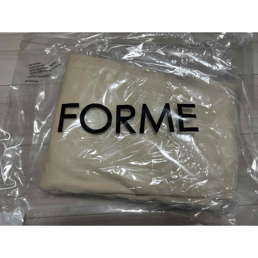 forme(フォルメ)の【新品未使用】ＦＯＲＭＥ　ウォームコーデュロイパンツ　サイズ1 レディースのパンツ(その他)の商品写真