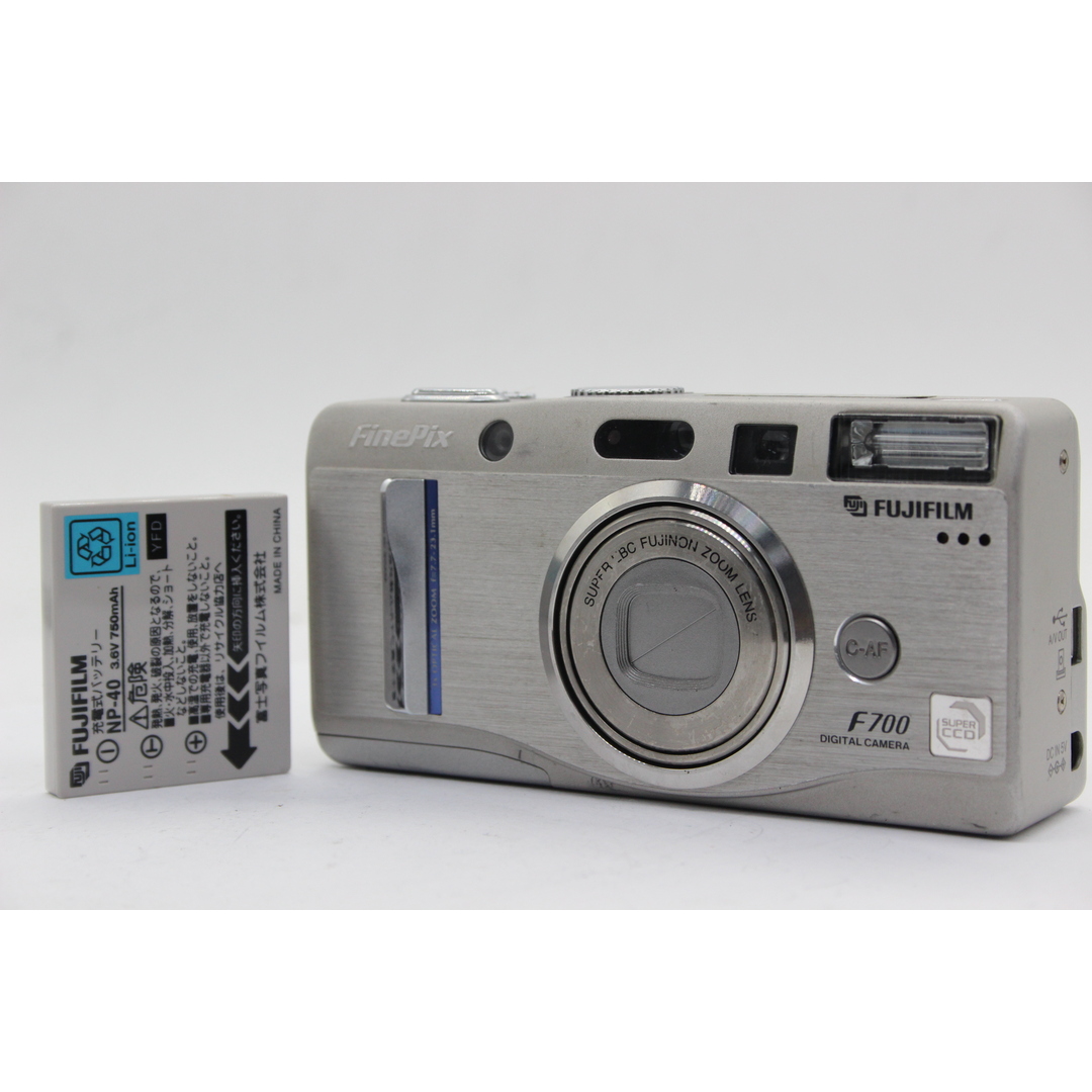 支払い発送詳細【返品保証】 フジフィルム Fujifilm Finepix F700 3x バッテリー付き コンパクトデジタルカメラ  s4921