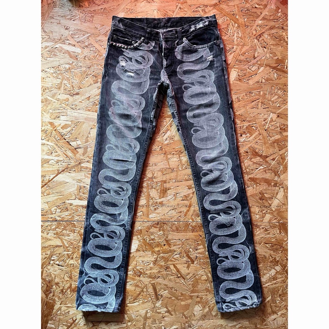 HYSTERIC GLAMOUR - HYSTERIC GLAMOUR 蛇柄 へび スネーク柄 HYSTERIC GLAMOUR - HYSTERIC GLAMOUR 蛇柄 へび スネーク柄