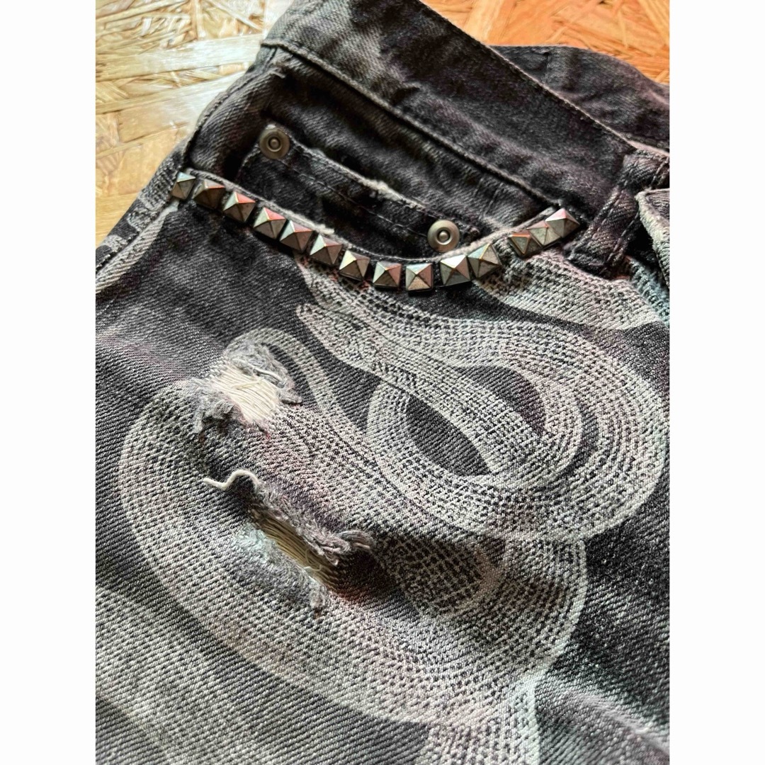 HYSTERIC GLAMOUR - HYSTERIC GLAMOUR 蛇柄 へび スネーク柄 HYSTERIC GLAMOUR - HYSTERIC GLAMOUR 蛇柄 へび スネーク柄