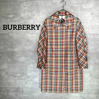 バーバリー(BURBERRY)の『Burberry』バーバリー (38) チェック柄 ステンカラーコート(ステンカラーコート)
