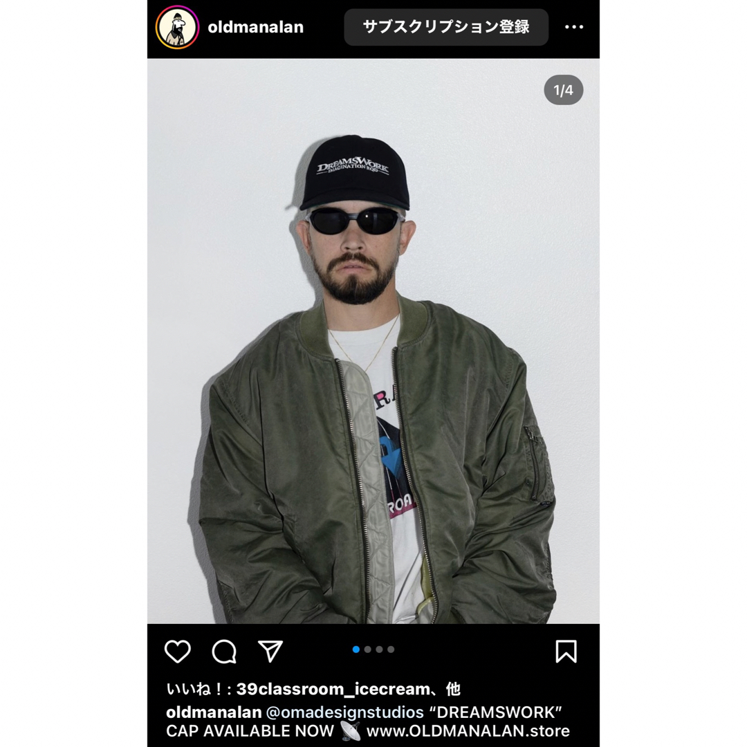 oMA STUDIOS DREAMSWORK CANVAS HAT キャップ メンズの帽子(キャップ)の商品写真