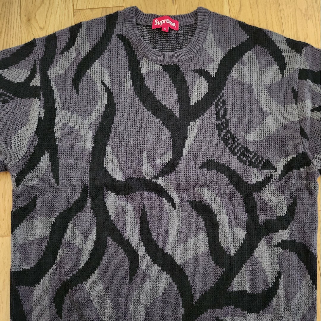 Tシャツ/カットソー(七分/長袖)Supreme Tribal Camo Sweater　Mサイズ