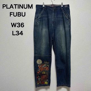 PLATINUM FUBU DENIMPANTS Harlem