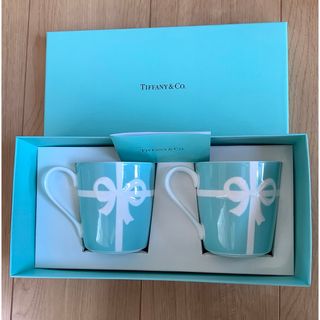 ティファニー(Tiffany & Co.)のティファニー TIFFANY&Co ペアマグカップ ブルー リボン(グラス/カップ)